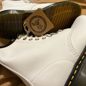 Dr. Martens White-Kemble Vegan 1460 Lace-Up Boots